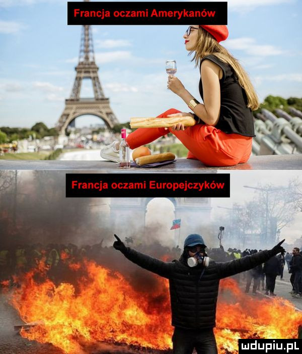 francja ochami amerykanów