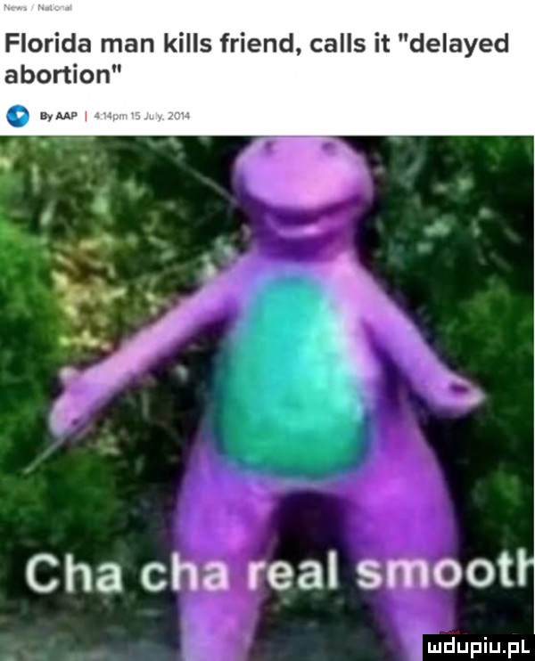 floryda man kilos friend calls it delayed abortion cha cha real smootr