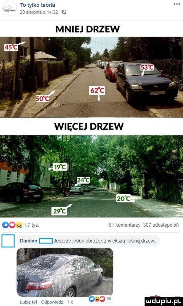 o mniej drzew eden amdze