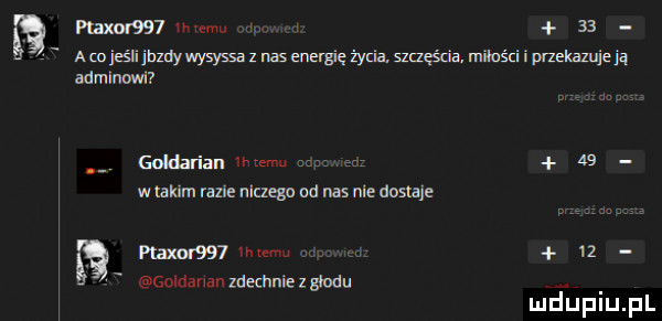 pw vmemu    am ieśli jnmywysyssa z nas euerg ę żyda. smętną miłość i przekazuje ją adminmvl    . goldman nemu    wtaklm razie niczego nd nas nie dostaje m  ihzemu    goldanan zuemniezyodu mduplu pl