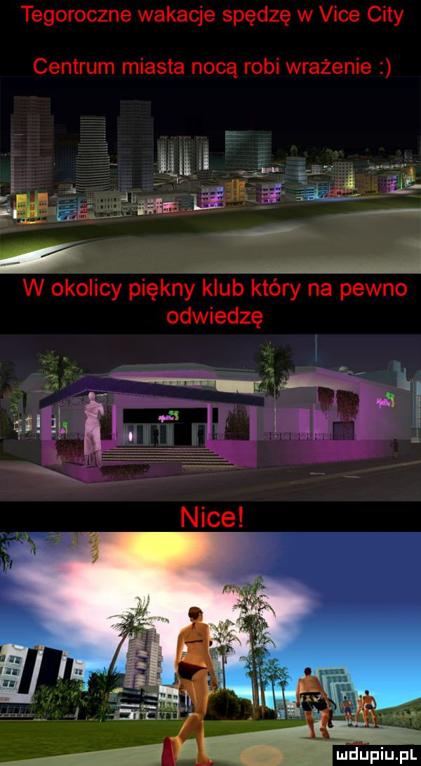 tegoroczne wakacje spędzę w vide city centrum miasta nocą robi wrażenie w okolicy piękny klub który na pewno odwiedzę