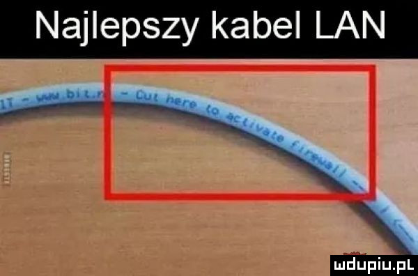 najlepszy kabel lan hehehe
