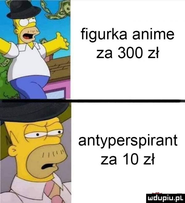 figurka anime za     zł antyperspirant za    zł