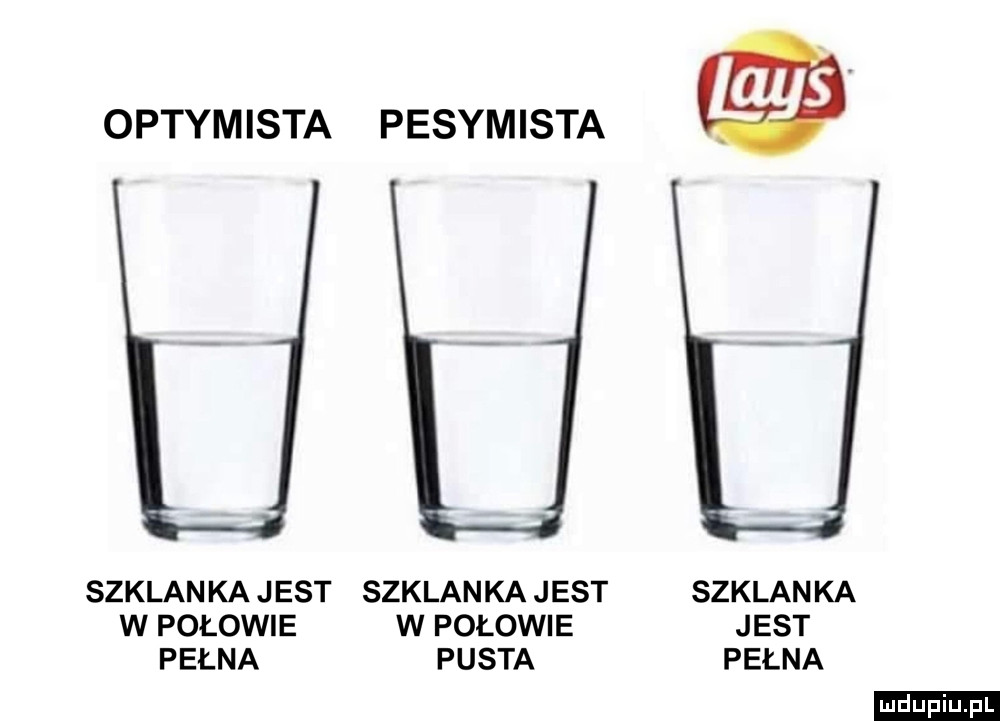 Optymista, Pesymista i szklanka