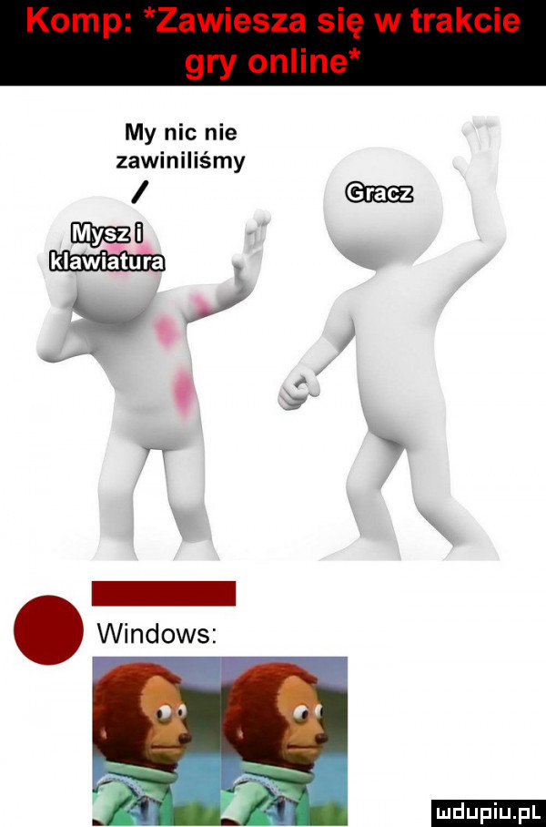 my nie nie zawiniliśmy bler mysz ﬂ klawiatura a f fr v ludu iu. l