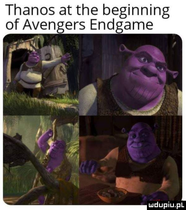 thanos at tee beginning of aveners end