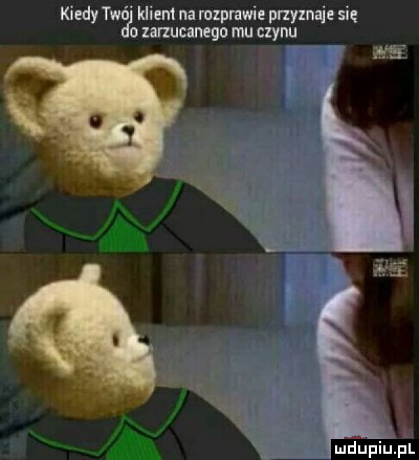 kiedy twó klient na rozprawie przyznaje się o zarzucanego mu czynu mdupillpl
