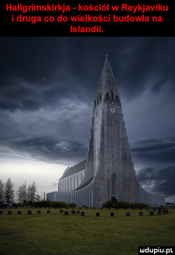 hallgrimskirkja kościół w reykjaviku i druga co do wielkości budowla na islandii