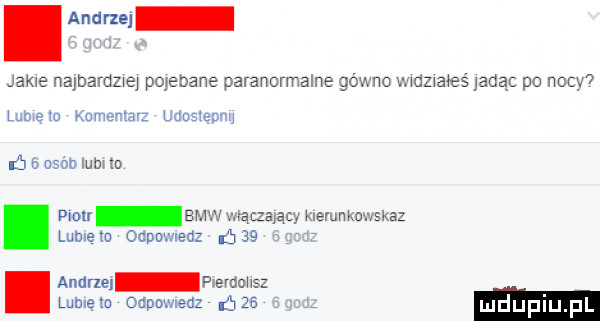 ma jahwe naybardzwe pojebane paranormalne gówno mdzwałes jadą po naw mixu i plon bmw mammac kierunku r-ki labrem ogduwieoz ći. andr zel f ercohzz luhlęm mam radz