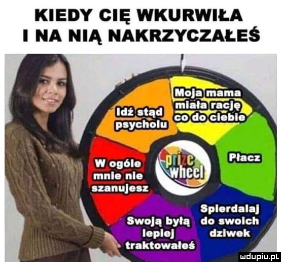 Kiedy nakrzyczałeś