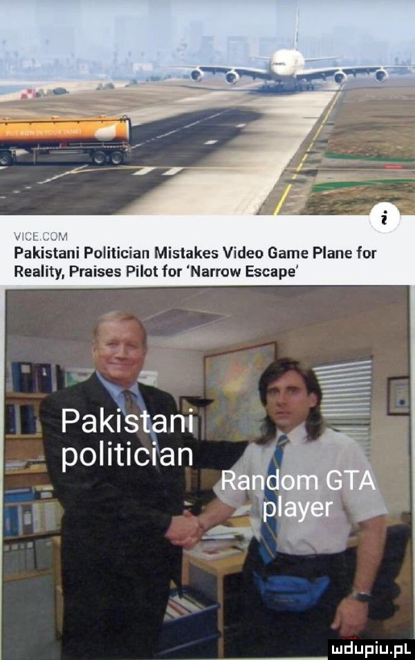 pakistani politician mistakes video game piane for reality plaises pilot for narrow escape pakistani politician p