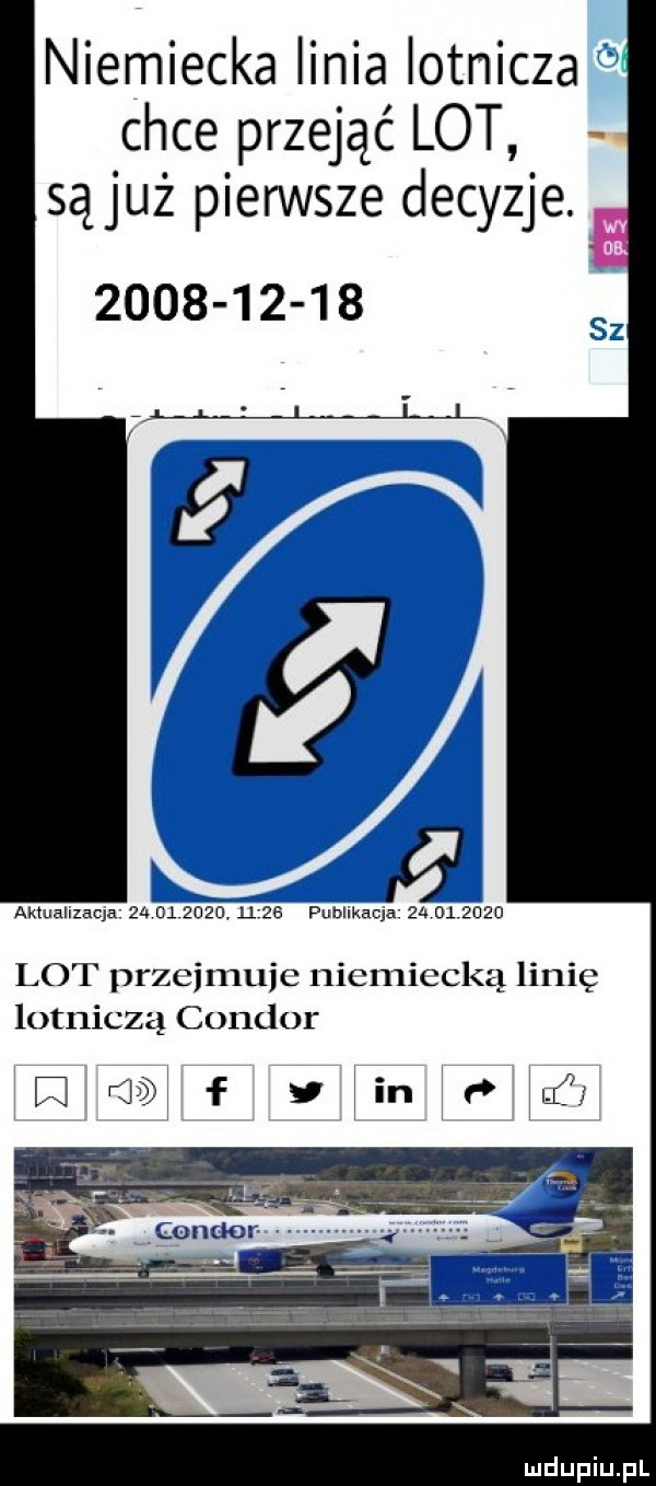 niemiecka linia lotnicza chce przejąć lot sąjuż pierwsze decyzje.              aktualizacja              publikacja             lot przcinluic nicniiccką linię lotniczą condor