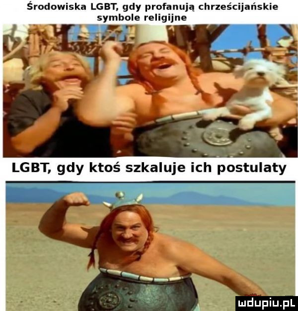 środowiska lgbt. gdy profanują chrześcijańskie symbole religijne a