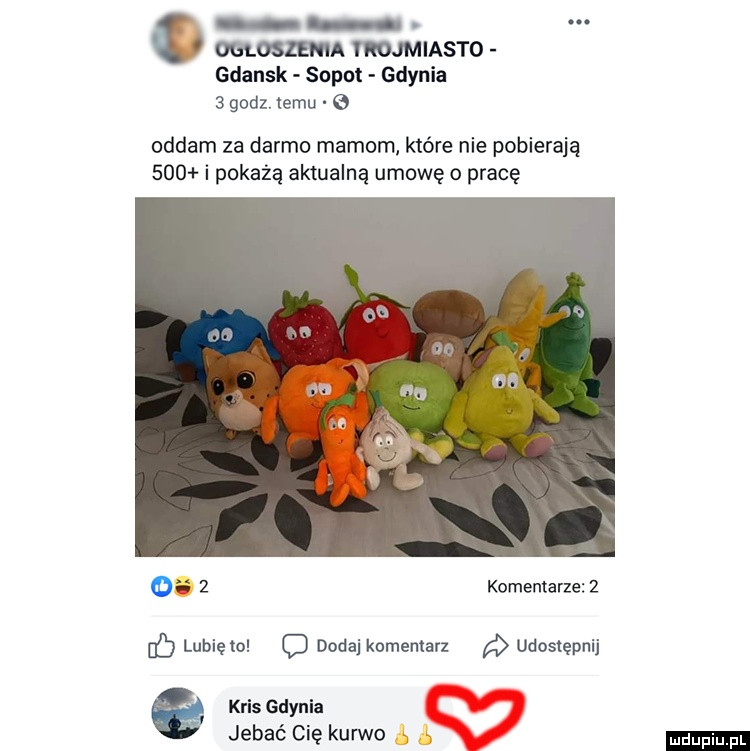 Oddam za darmo mamom