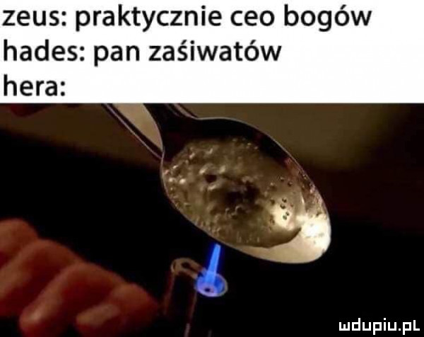 zeus praktycznie ceo bogów hades pan zaśiwatów hera