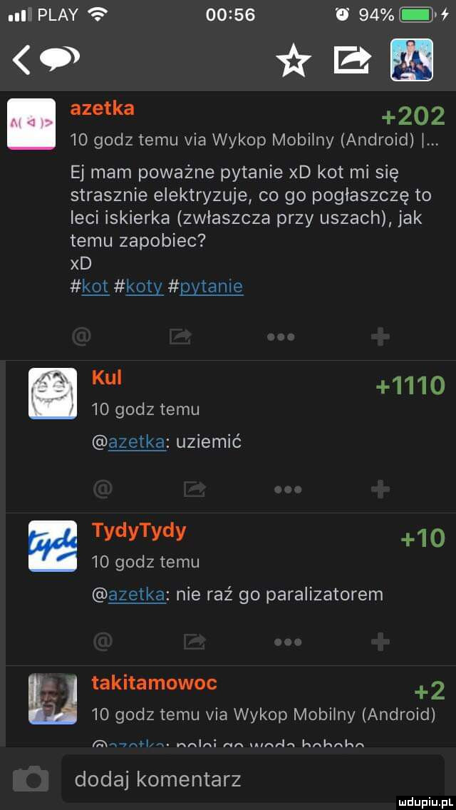Poważne pytanie
