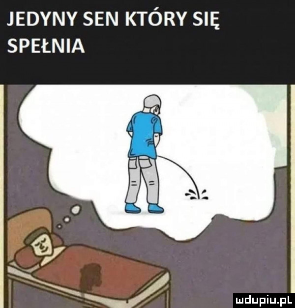 jedyny sen który się spełnia