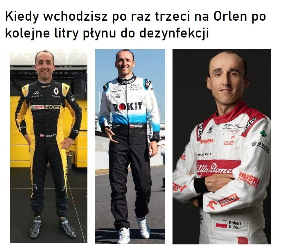 kiedy wchodzisz po raz trzeci na orlen po kolejne litry płynu do dezynfekcji