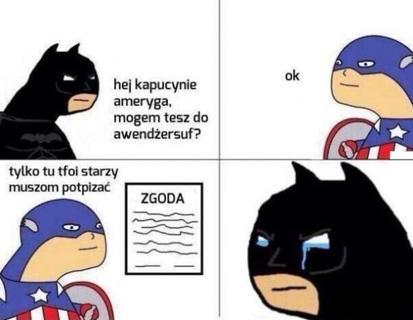 hoi kapucynie g ameriga. mucem tasz do awendżersuf tylka tu fol stany meszem ot imać p p zgoda